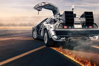 The DeLorean Time Machine Computer Wallpapers, Desktop Backgrounds ...