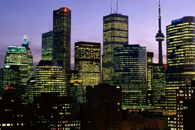 Nature Night Falls Toronto Wallpapers