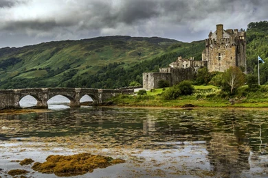 Medieval: Stormy Skies Eilean Donan Castle Scotland Medieval ...