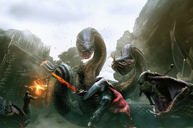 Hydra Warriors Medieval Dragons Dogma Dogma Key Art Fresh New Hd ...