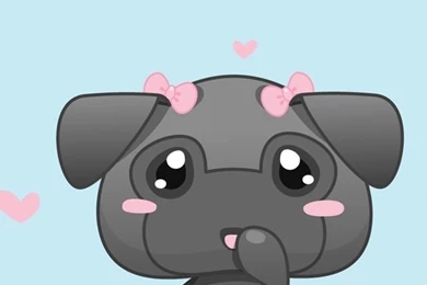 Cute Cartoon Dog Iphone 4 Wallpapers Wallpapers   PowerballForLife