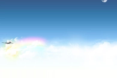 Airplane With Sky And Clouds Backgrounds   Blue, Nature ...