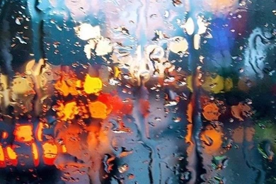 Download Rain Though The Windscreen Wallpapers For iPhone 4