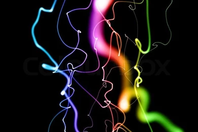 Bright Colorful Neon Lines Backgrounds