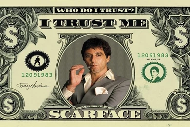 Scarface Dollar, Scarface, Dollar, Money, Al Pacino, Al Pacino ...