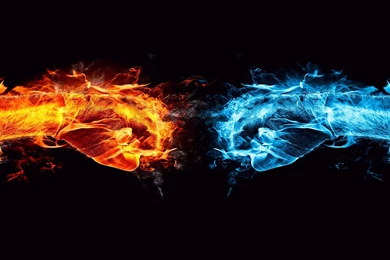 Fire And Ice Fist Wallpapers