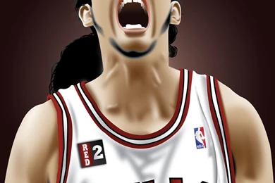 Joakim Noah Basketball Art   Streetball