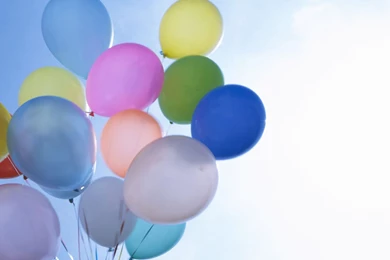 Birthday Balloons   Wallpaper.