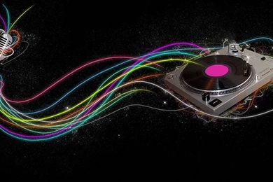 1366x768 Mic And DJ Gear Desktop PC And Mac Wallpapers