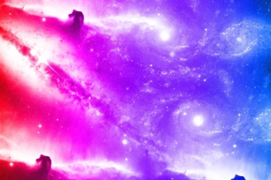 Abstract Outer Space Multicolor Stars Scenes Scene Bright