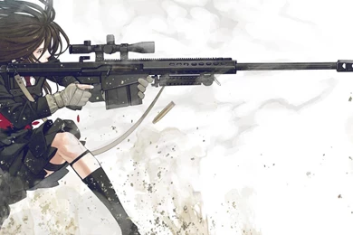 Gun Anime Girl M82a1 Wallpapers   (