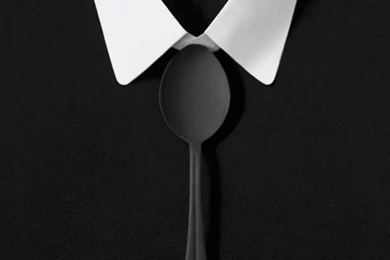 TAP AND GET THE FREE APP! Art Minimalism Shirt Spoon Tie Black ...