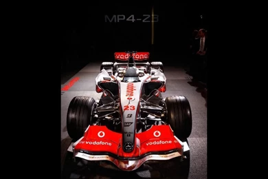 2008 Vodafone McLaren Mercedes MP4 23   Front   1024x768   Wallpapers