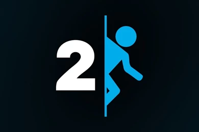 Download Portal 2 Large Logo Wallpapers For Sony Ericsson Xperia Arc