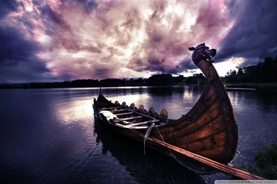 Viking's Boat HD Desktop Wallpapers : Widescreen : High Definition ...