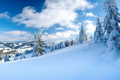 Winter, Mountains HD Desktop Wallpapers : High Definition ...