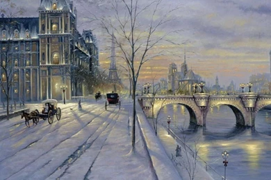 Paris Winter In France 1024x768 Wallpapers,Paris 1024x768 ...