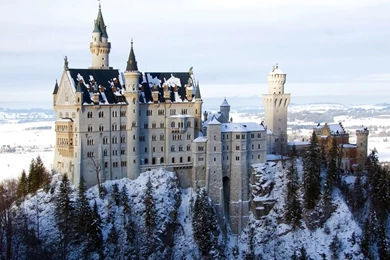 Neuschwanstein Castle In Germany, Winter HD Desktop Wallpapers ...