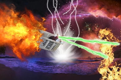 Cat Explosion Space Laser (the Wallpaper) By UltraAmbertino On ...