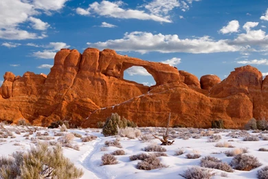 Download Wallpapers Winter In Arches National Park (1920 X 1080 ...