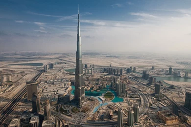 Daily Wallpaper: Bird's Eye View Of Burj Dubai (Burj Khalif)