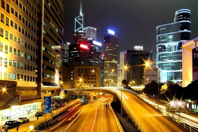 Hong Kong City Nights HD Wallpapers
