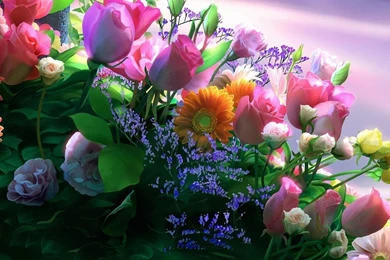 Download Wallpapers 1920x1080 Bouquet Of Flowers, Song, Rose Full ...