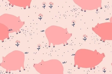 Background, Cute, Pattern, Pig, Pink, Sweet, Wallpapers   Image ...