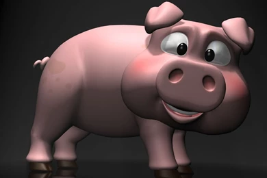 Cute Pink Pig Desktop Wallpapers 28197