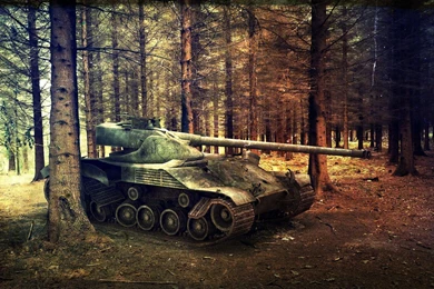 World Of Tanks Tanks Forests Trees Military Weapons Nature ...