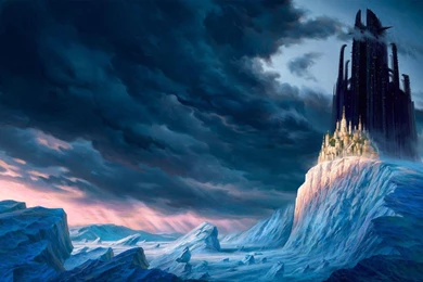 Desktop, Wallpapers, Snow, Mountain, Castle, Castles (