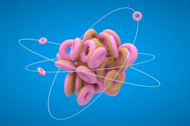 3d Doughnut Atom HD Wallpapers