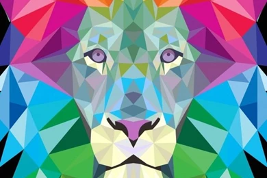 Vector Lion HD Desktop Wallpapers : Widescreen : High Definition ...