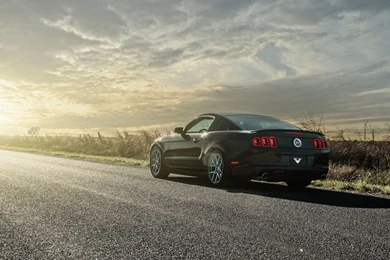 Download Wallpapers 1920x1080 Mustang, Gt, Cars, Road, Light, Rear ...