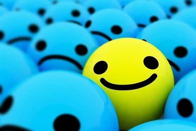 Happy Smiling Faces 3D Wallpapers
