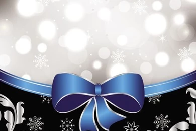 Shiny Christmas Backgrounds With Bow Design Vector 01   Vector ...