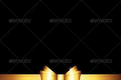 Golden Bow Backgrounds