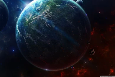 Earth From Space Art Wallpapers 2560x1600