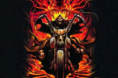 THE ROAD TO HELL WALLPAPER   (