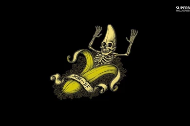 Banana Skeleton Wallpapers   Funny Wallpapers