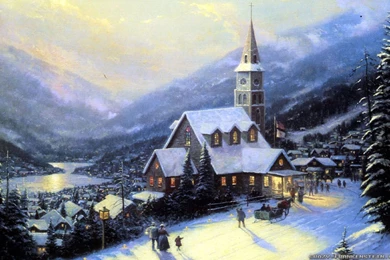 Winter Christmas Wallpapers   Crazy Frankenstein