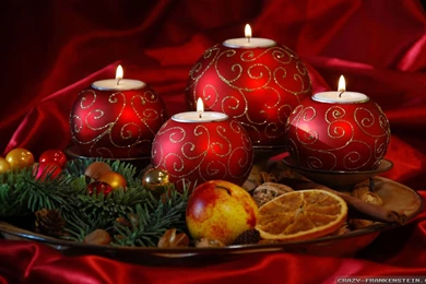 Christmas Candles Wallpapers   Crazy Frankenstein