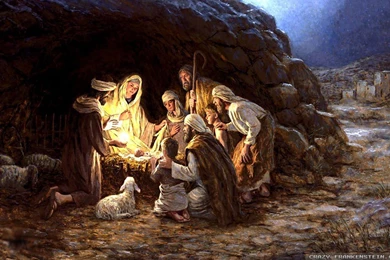 Christmas Nativity Wallpapers   Crazy Frankenstein