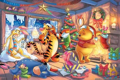 Winnie The Pooh Christmas Wallpapers 2   Crazy Frankenstein