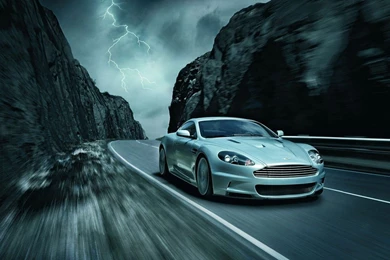 Road, Clouds, Abstract, Car, Mountain (
