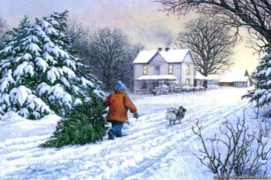 Winter Christmas Wallpapers   Crazy Frankenstein