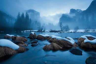 1440x900 Yosemite National Park Winter Desktop PC And Mac Wallpapers