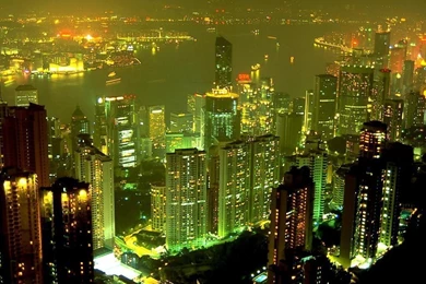 Free Desktop Wallpaper, Night City