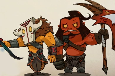 Juggernaut And Axe Minimal Wallpapers