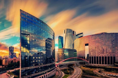 Modern Office Building In Paris Desktop Wallpapers.jpg